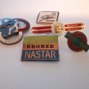 Vintage Ski Pins Lot of 5